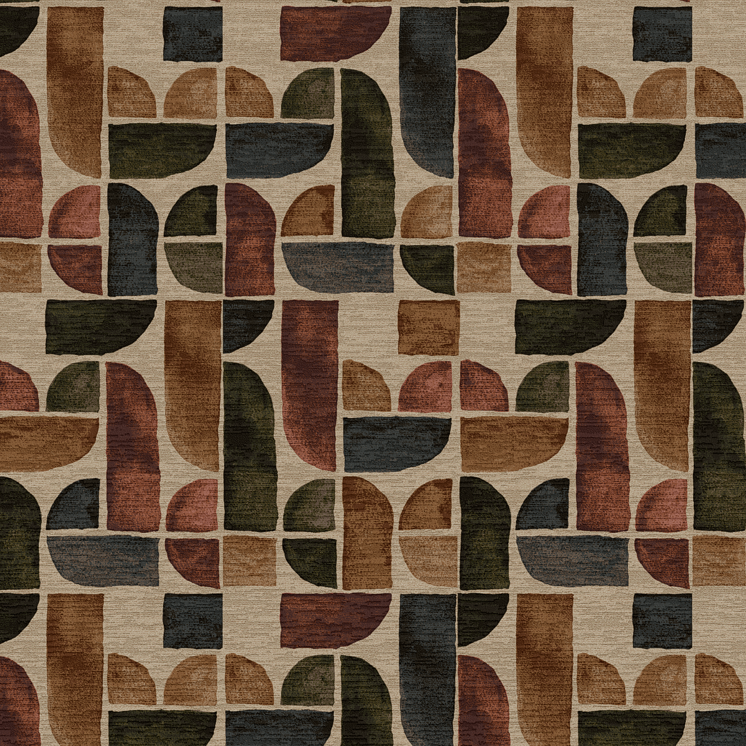 Soft Shapes II multi colour