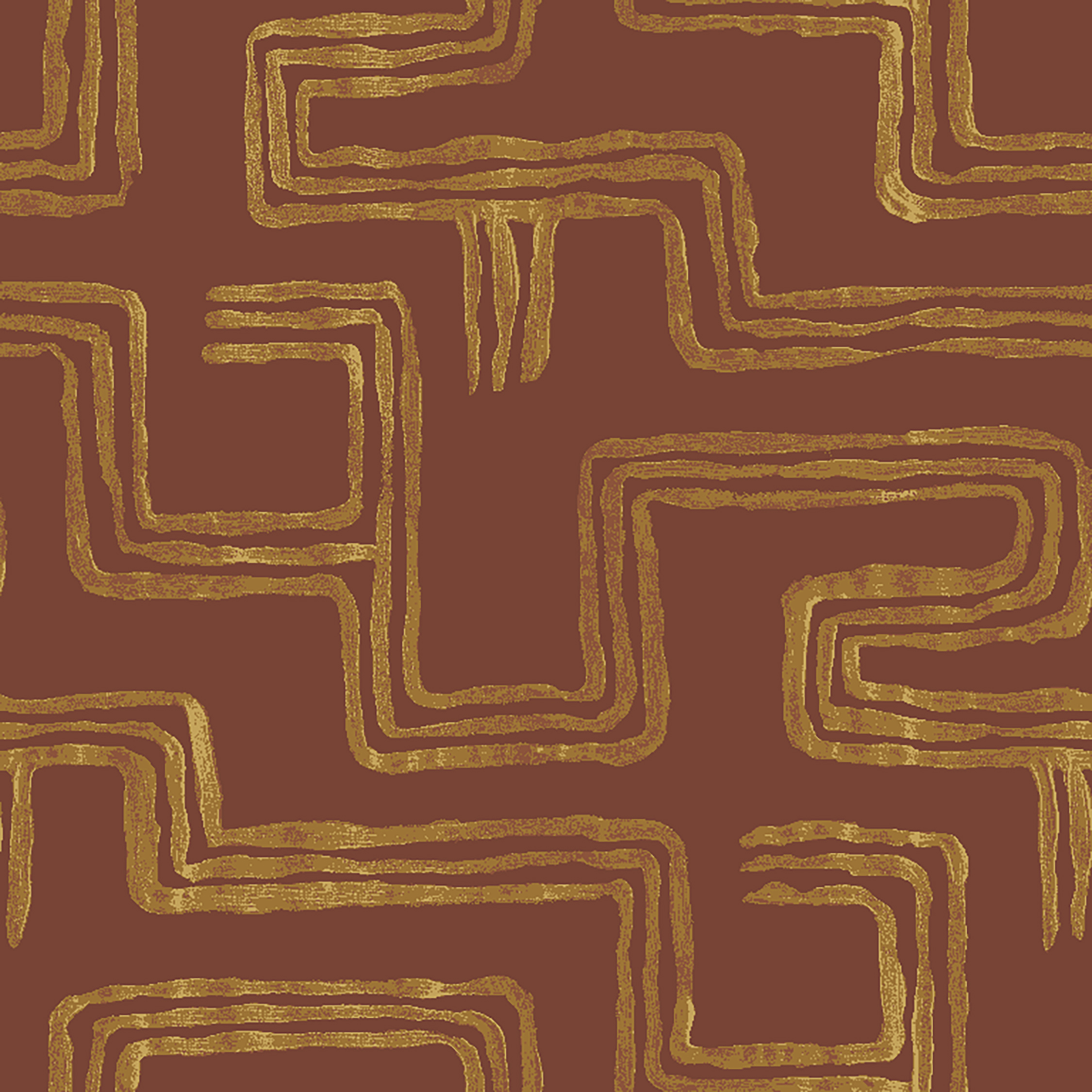 Linked Lines II rust