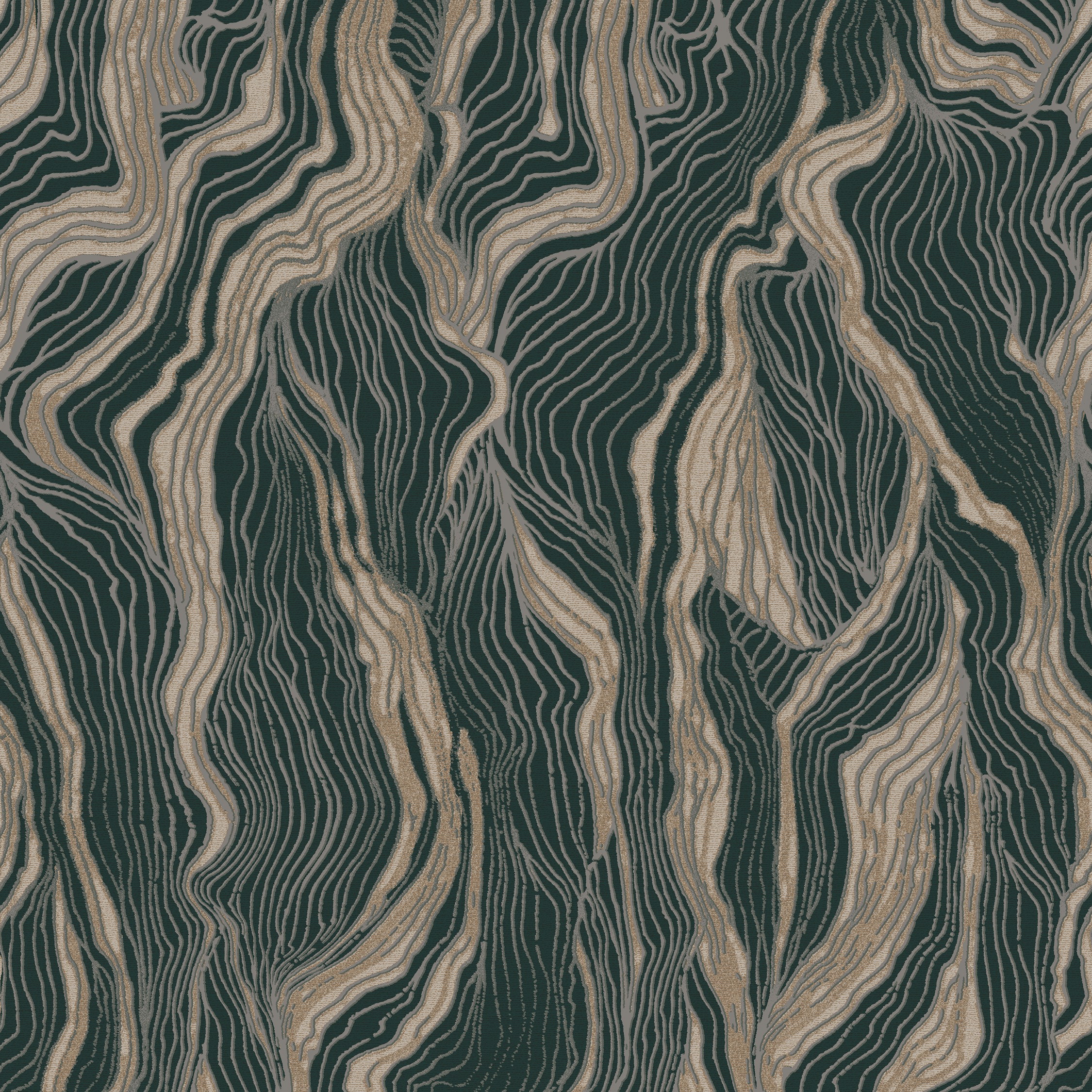 Carved Flow II green