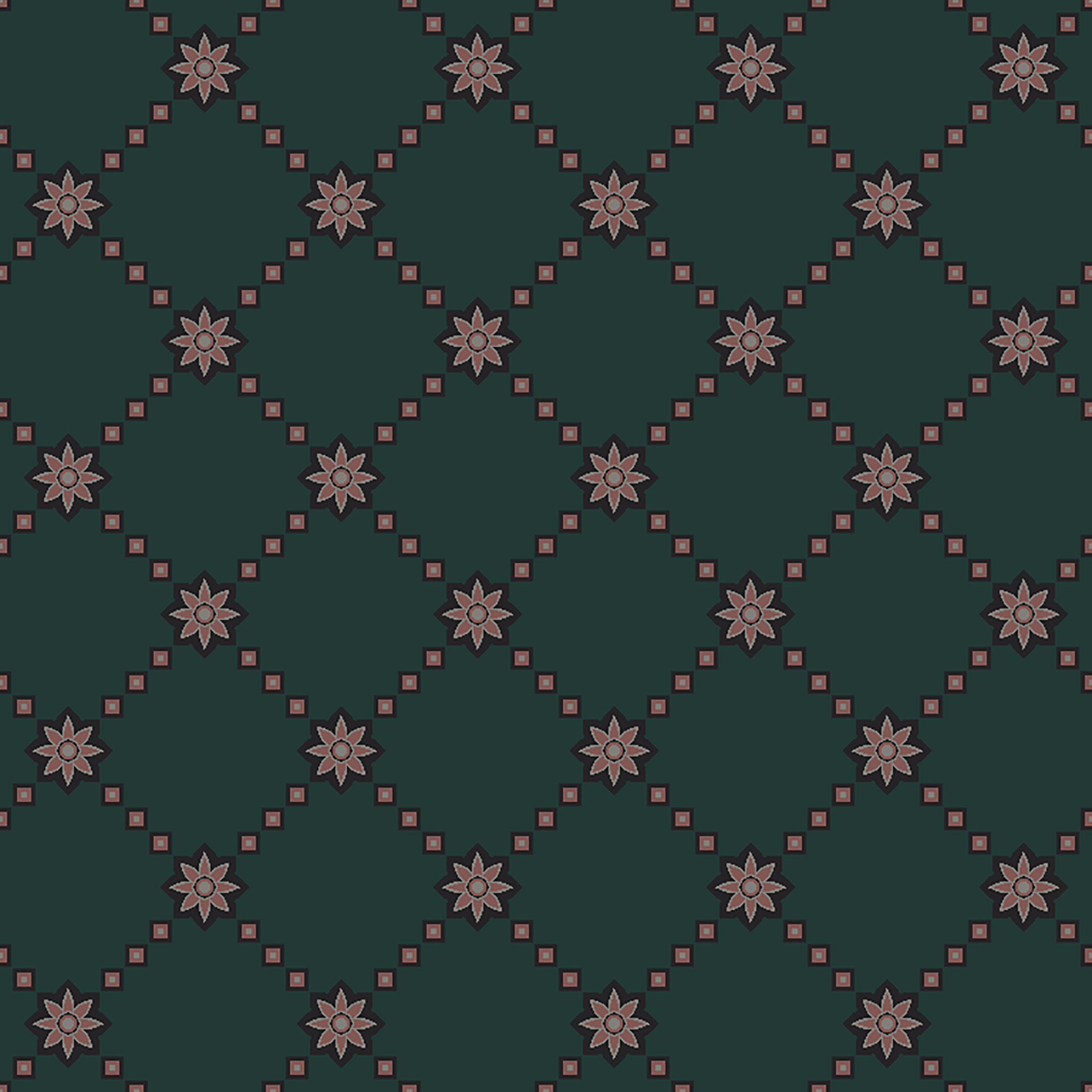 chain treillis green