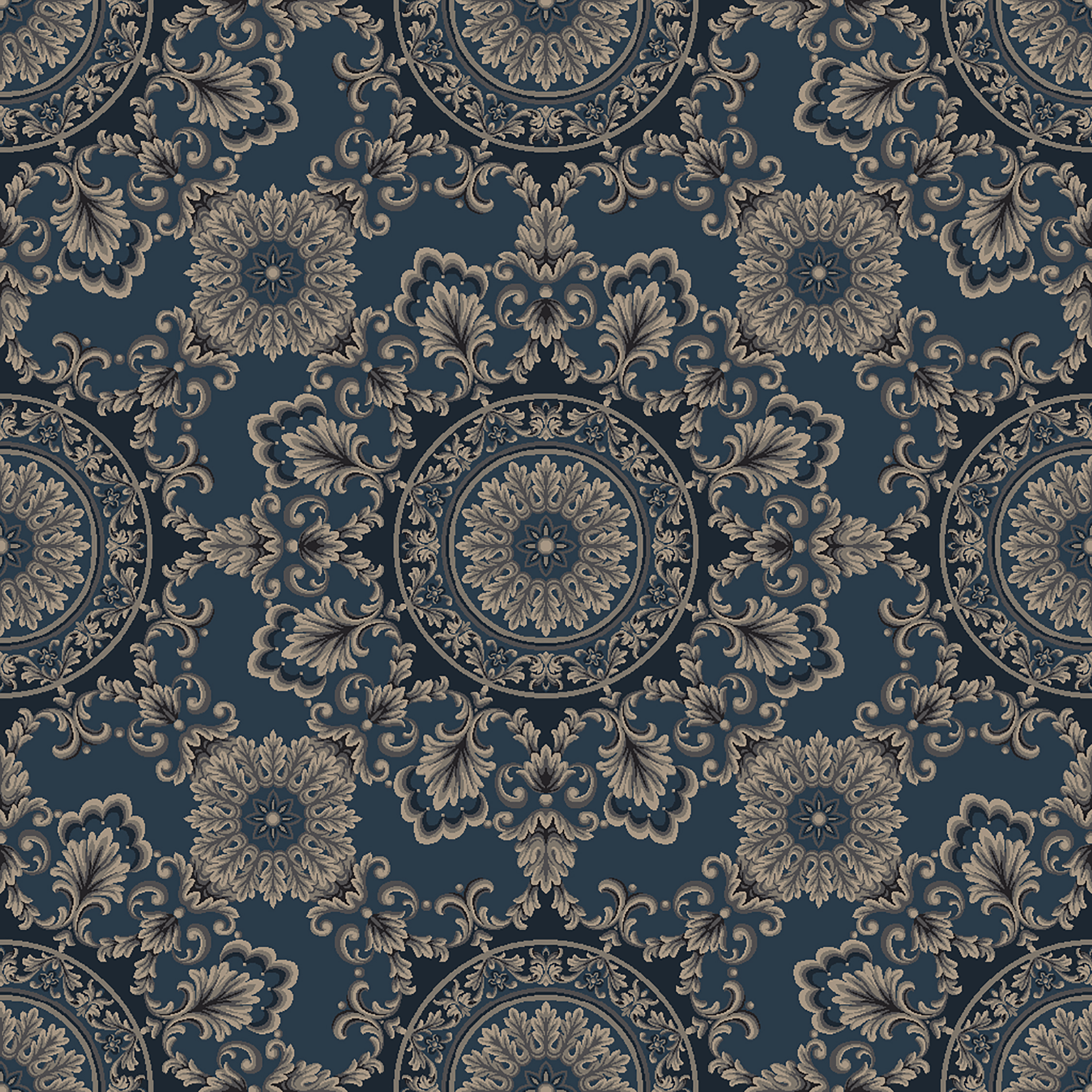 hall of mirrors blue