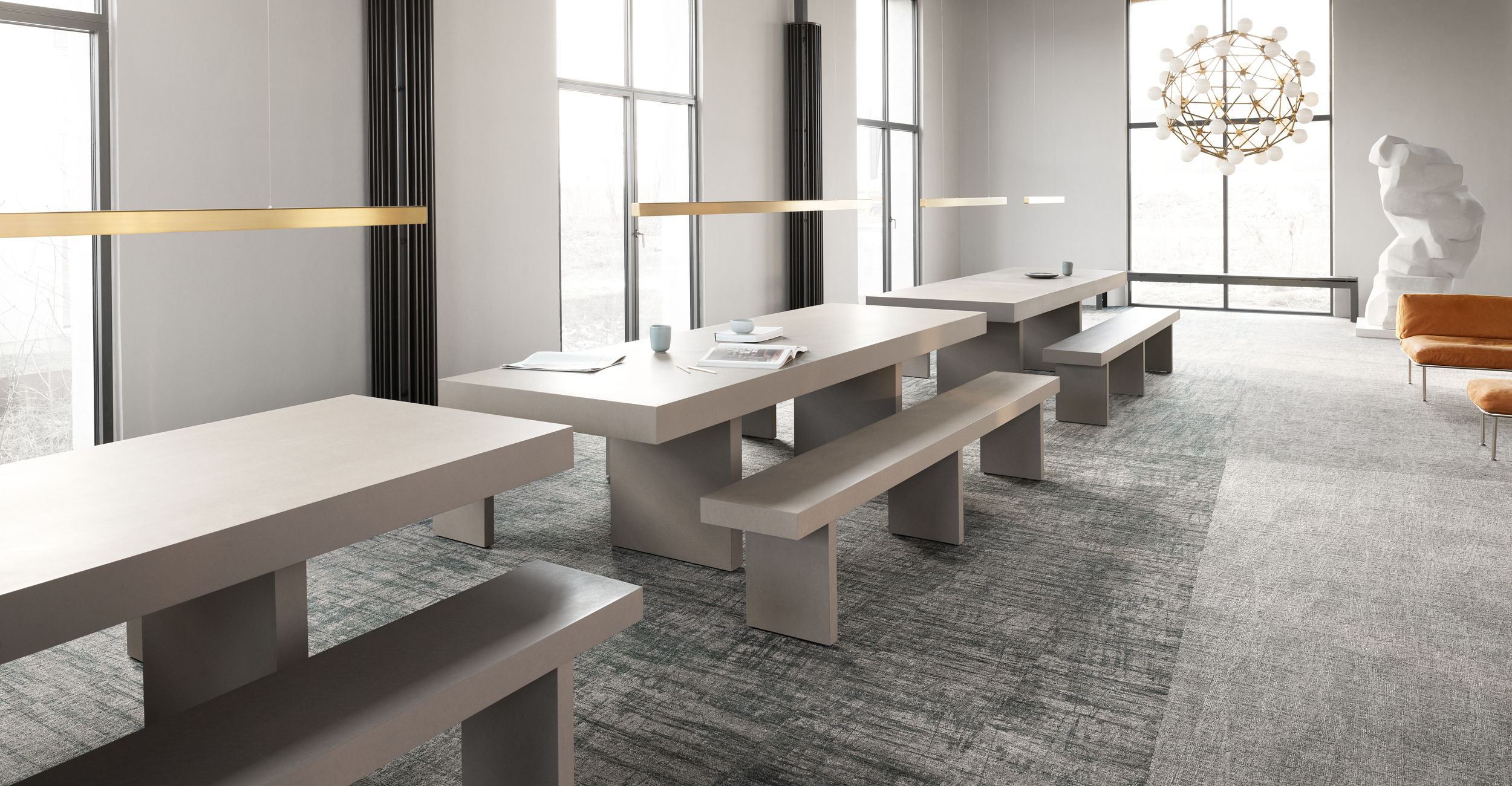 Arbeit mit akustischem Design